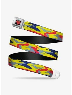 Belts DC Comics Superman Camo Seatbelt Belt