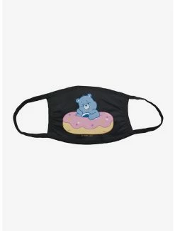 Face Masks Care Bears Grumpy Bear Donut Face Mask