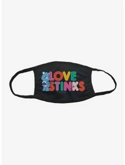 Face Masks Care Bears Grumpy Bear Love Stinks Face Mask
