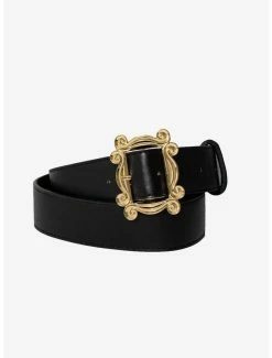 Belts Friends Frame Buckle Vegan Leather Belt