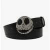 Belts Nightmare Before Christmas Jack Rhinestone Vegan Leather Waist Belt