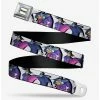 Belts Disney Darkwing Duck 3 Poses White Youth Seatbelt Belt