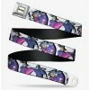 Belts Disney Darkwing Duck 3 Poses White Seatbelt Belt