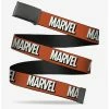 Belts Marvel Shadow Logo Red Black White Clamp Belt