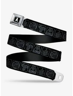 Belts Avatar The Last Airbender Bending Elements Youth Seatbelt Belt