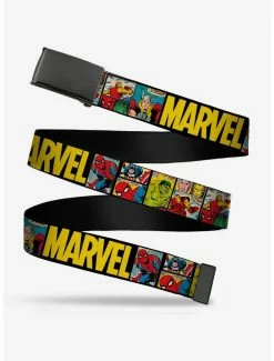 Belts Marvel Retro Comic Panels Clamp Belt