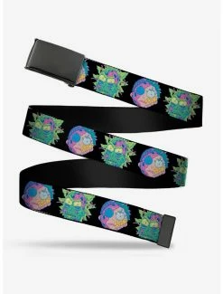 Belts Rick And Morty Cell Faces Clamp Belt