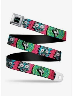 Belts Rick And Morty Circuit Faces Portal Gun Seatbelt Belt