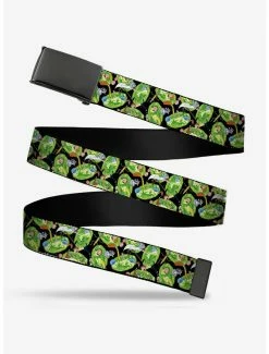 Belts Rick And Morty Portal Toss Print Clamp Belt