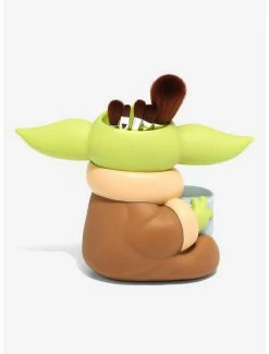 Beauty Loungefly Star Wars The Mandalorian The Child With Mug Makeup Brush Set & Holder - BoxLunch Exclusive -Calhoun Sales Shop 15848934 av3