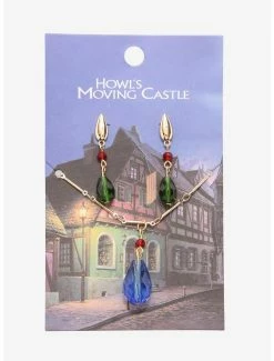 Cosplay Studio Ghibli Howl’s Moving Castle Replica Necklace & Earring Set - BoxLunch Exclusive -Calhoun Sales Shop 15909407 av2