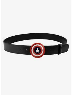 Belts Marvel Captain America Enamel Shield Belt