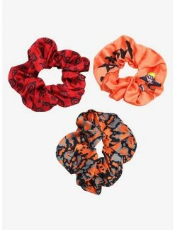 Beauty Naruto Shippuden Naruto Uzumaki Scrunchy Set - BoxLunch Exclusive