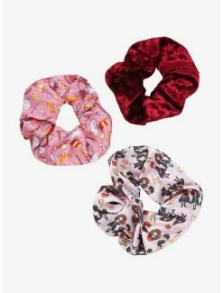 Beauty Harry Potter Chibi Trio Allover Print Scrunchy Set - BoxLunch Exclusive