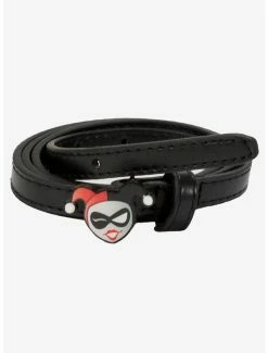 Belts DC Comics Harley Quinn Winking Face Belt