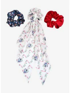 Beauty Disney Snow White And The Seven Dwarfs Allover Print Scrunchy Set - BoxLunch Exclusive