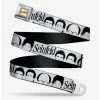 Belts Seinfeld Cast Silhouettes Seatbelt Belt