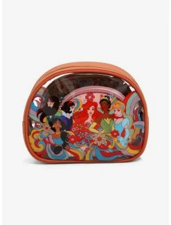 Beauty Disney Princess Groovy Group Portrait Cosmetic Bag Set - BoxLunch Exclusive