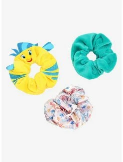 Beauty Disney The Little Mermaid Flounder Figural Scrunchy Set - BoxLunch Exclusive