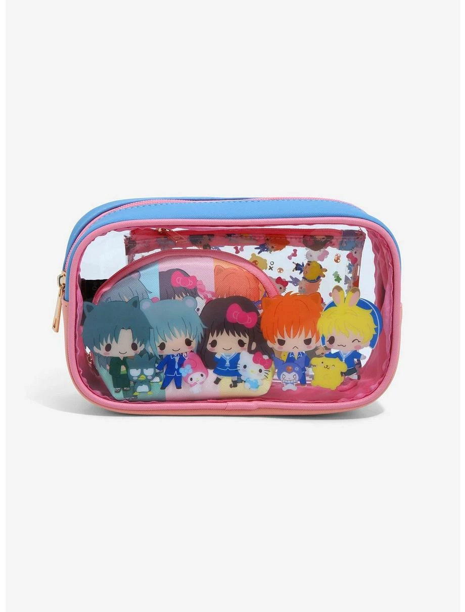 Beauty Fruits Basket X Hello Kitty And Friends Cosmetic Bag Set - A BoxLunch Exclusive 1 Beauty Fruits Basket X Hello Kitty And Friends Cosmetic Bag Set - A BoxLunch Exclusive