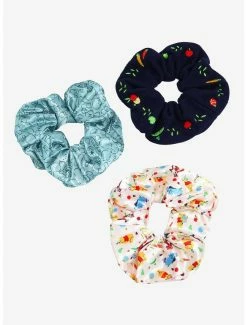 Beauty Disney Winnie The Pooh Embroidered Icons Scrunchy Set - BoxLunch Exclusive