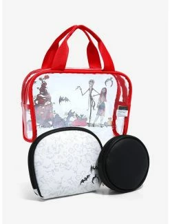 Beauty Disney The Nightmare Before Christmas Cosmetic Bag Set - BoxLunch Exclusive -Calhoun Sales Shop 18929010 av2