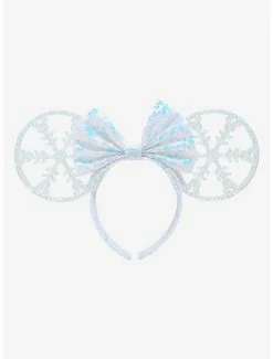 Beauty Disney Snowflake Minnie Mouse Ears - BoxLunch Exclusive