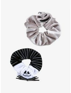 Beauty Disney The Nightmare Before Christmas Jack & Oogie Boogie Scrunchy Set - BoxLunch Exclusive