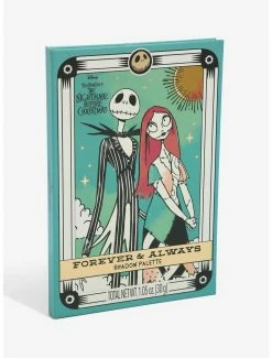 Beauty Disney The Nightmare Before Christmas Jack Skellington & Sally Forever & Always Eyeshadow Palette - BoxLunch Exclusive