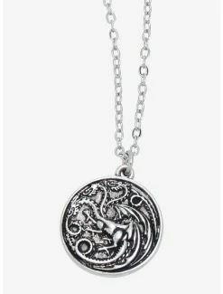 Cosplay Game Of Thrones: House Of The Dragon Targaryen Replica Pendant Necklace - BoxLunch Exclusive