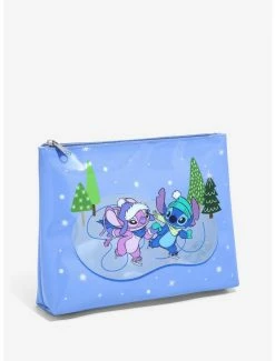 Beauty Disney Lilo & Stitch Stitch & Angel Winter Cosmetic Bag - BoxLunch Exclusive