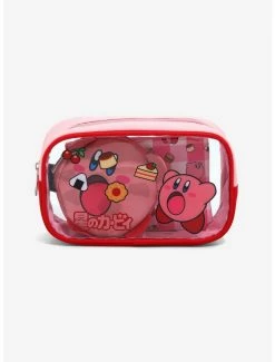 Beauty Nintendo Kirby Snacks Cosmetic Bag Set - BoxLunch Exclusive