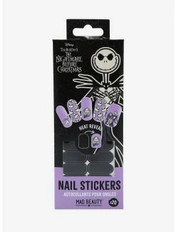 Beauty Disney The Nightmare Before Christmas Jack & Sally Heat Reveal Nail Stickers