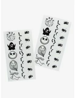 Beauty Disney The Nightmare Before Christmas Glow-in-the-Dark Temporary Tattoos -Calhoun Sales Shop 19374128 av2