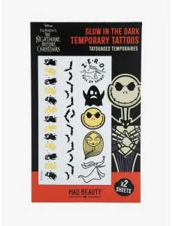 Beauty Disney The Nightmare Before Christmas Glow-in-the-Dark Temporary Tattoos