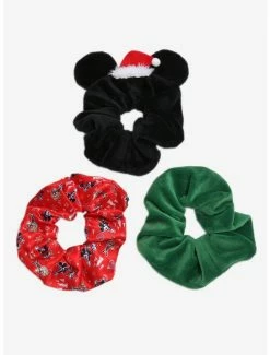 Face Masks Disney Mickey Mouse Figural Scrunchy Set