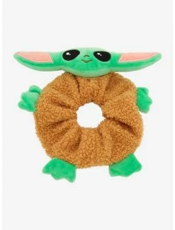 Beauty Star Wars The Mandalorian Grogu Figural Scrunchy - BoxLunch Exclusive